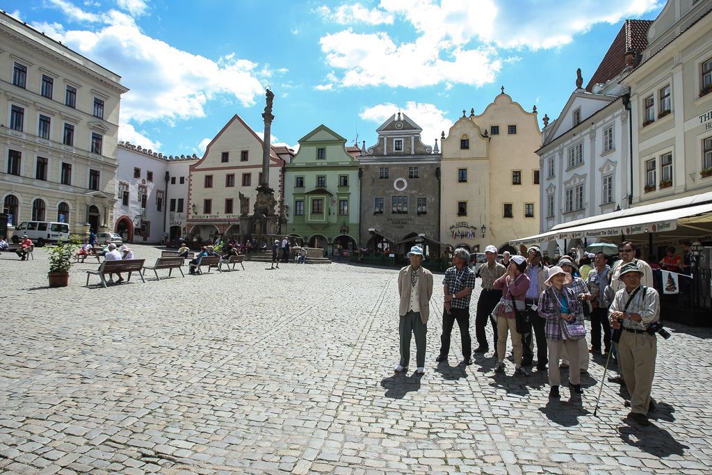 Český Krumlov po povodních
