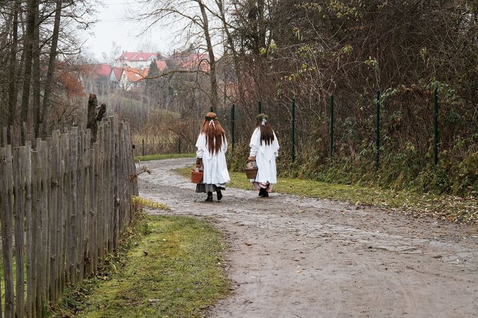 Svatomikulášská obchůzka a advent na české vesnici, Muzeum lidových staveb v Kouřimi