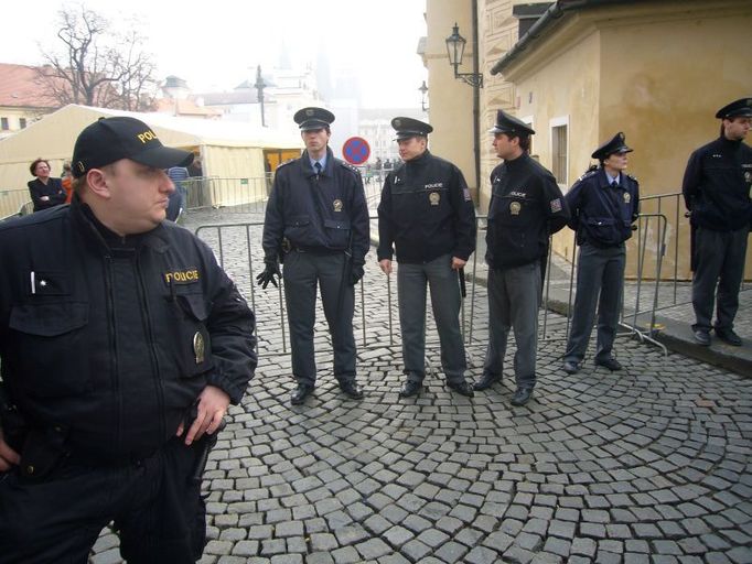 Na Hradě byla největší koncentarce policistů v Evropě