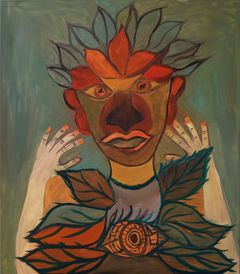 La Inthonkaew: Šaman – hlava v listí, 2015.