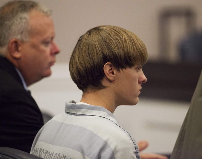 Dylan Roof, střelec z kostela v Charlestonu, čelí trestu smrti.