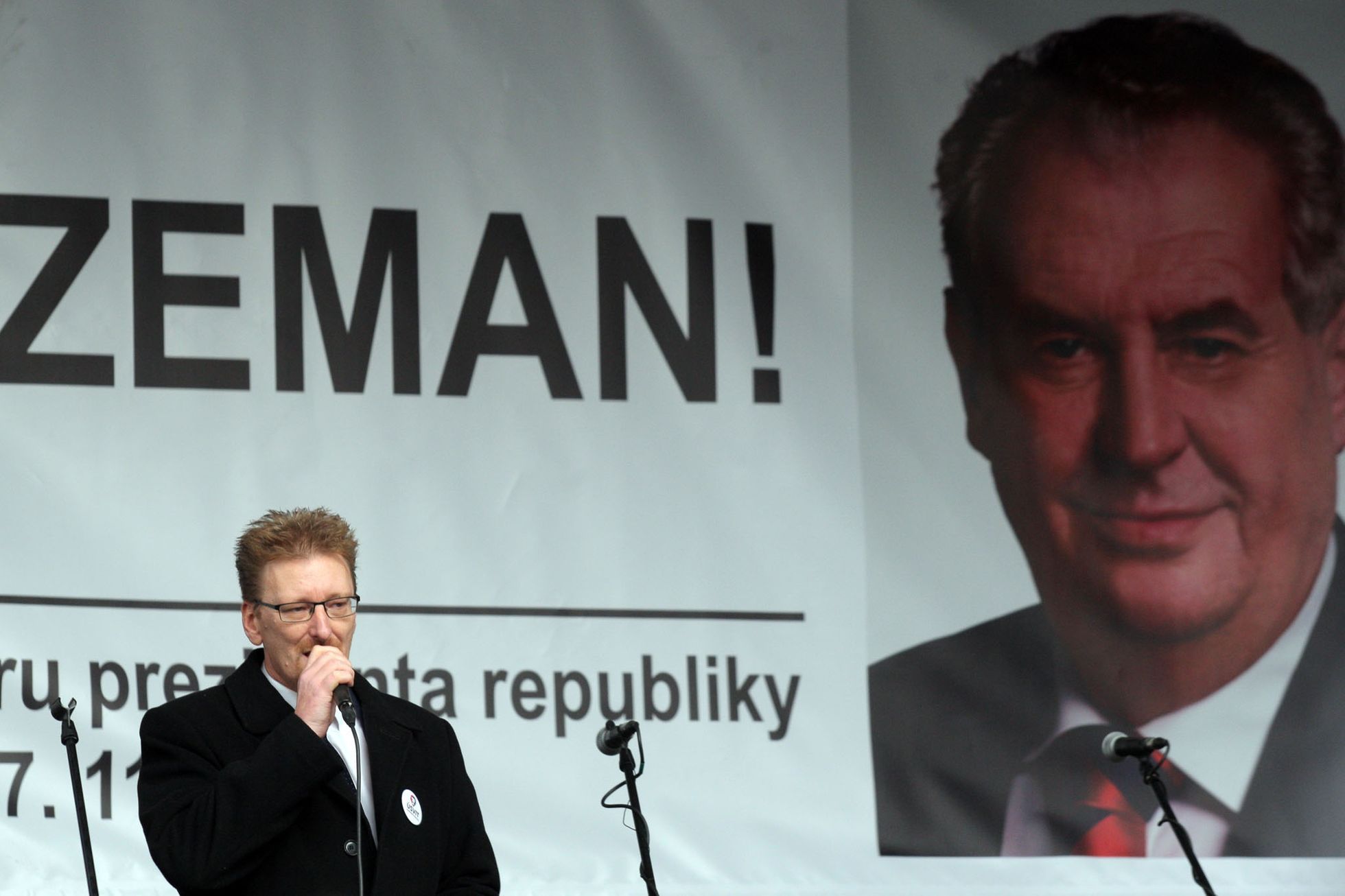 Zeman na Albertově 17. 11. 2015