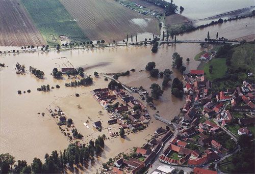 Putim - povodně 2002