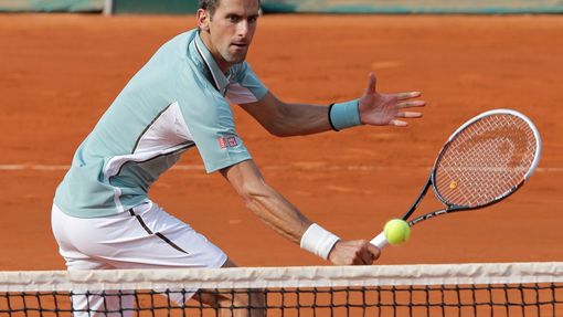 Novak Djokovič na French Open 2013
