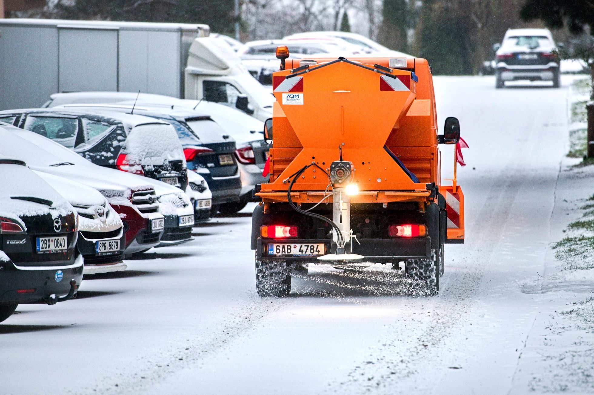 Česká republika, sníh, doprava, sněžení, kalamita