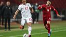 Soccer Football - UEFA Nations League - League B - Group 3 - Serbia v Hungary - Rajko Mitic Stadium, Belgrade, Serbia - October 11, 2020  Serbia's Mijat Gacinovic in acti