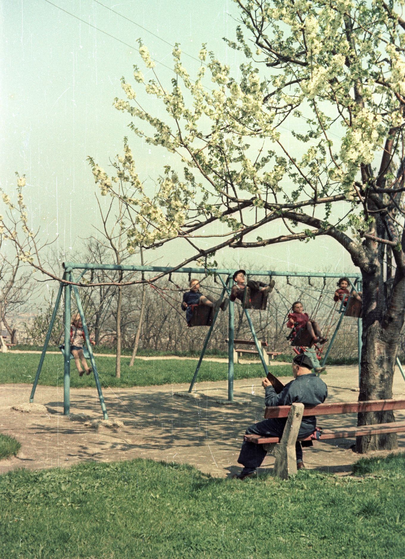 Slovensko, Barevné fotografie, Tenkrát na Slovensku, retro, Československo, domácí, Fortepan