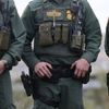 Pohraniční stráž na americko-mexické hranici během návštěvy Trumpa