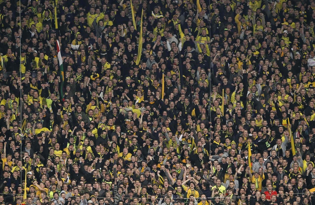 Borussia Dortmund - Borussia Mönchengladbach (Radovali se i fanoušci)
