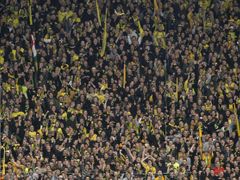 Fanoušci Borussie Dortmund.