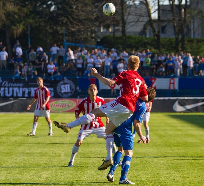 Zápas Baník Ostrava - Viktoria Žižkov o záchranu v Gambrinus lize