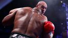 Zápas Tyson Fury (červené trenky) - Derek Chisora o titul šampiona WBC