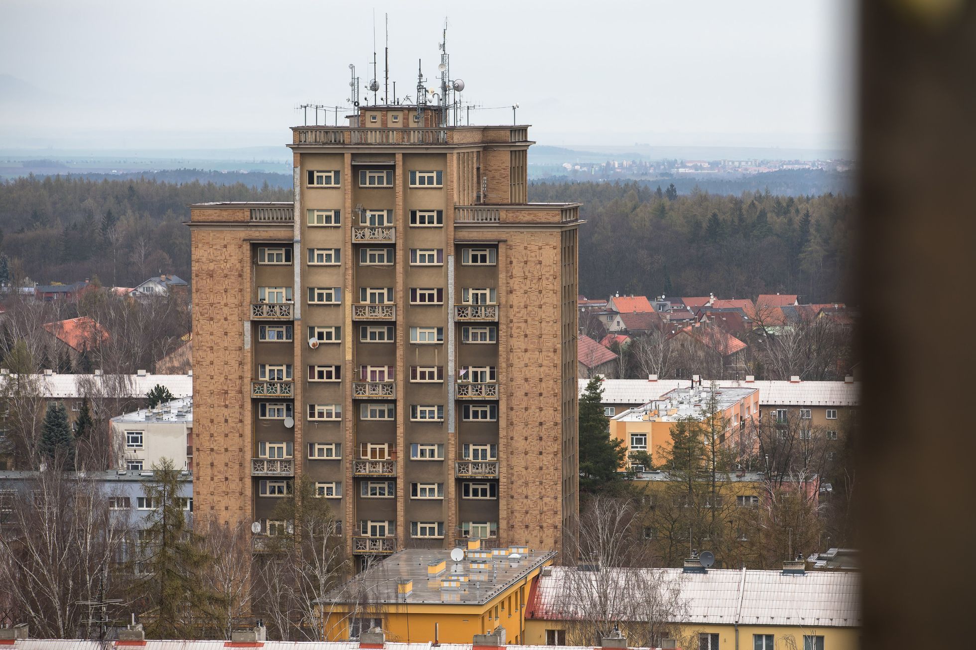 Vodojem Kladno - architektura, vodovod, voda