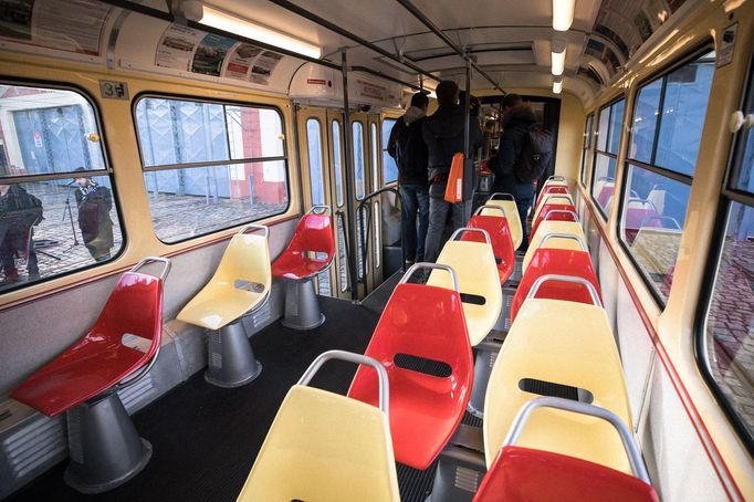 Slavnostní představení první tramvaje K2 (ev. č. 7000) v pravidelném provozu v Praze, 2. 2. 2023, Vozovna Střešovice.