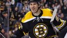 Jaromír Jágr při své premiéře v dresu Bostonu