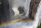 Název : Viktoriiny vodopády   Místo : hranice mezi státy Zambie a Zimbabwe, Afrika