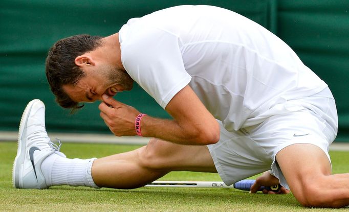 Grigor Dimitrov na Wimbledonu 2013