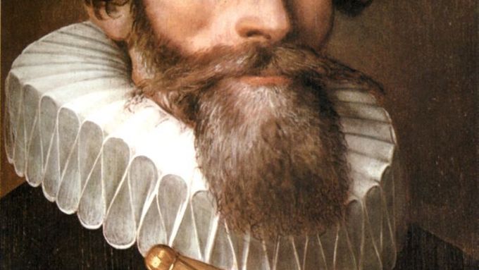 Johannes Kepler (1571-1630) na obrazu neznámého maíře z roku 1610.