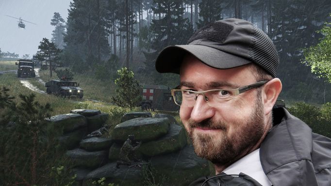 Český vývojář Ivan Buchta ze studia Bohemia Interactive.