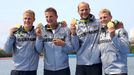 OH 2016, rychlostní kanoistika - K4, 1000 m: zlatí Němci