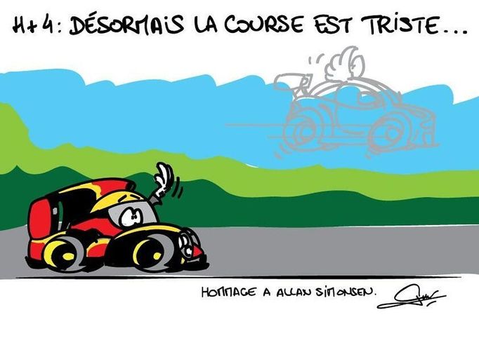 Le Mans 2013: pocta Allanu Simonsenovi