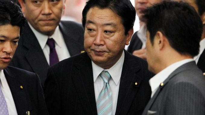 Budoucí japonský premiér Jošihiko Noda
