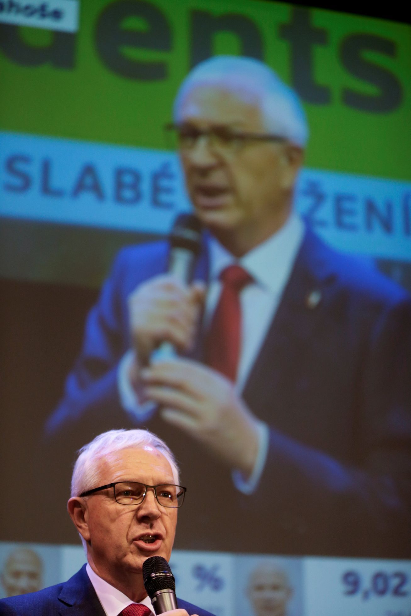 Volba prezidenta Jiří Drahoš ve štábu po 1. kole