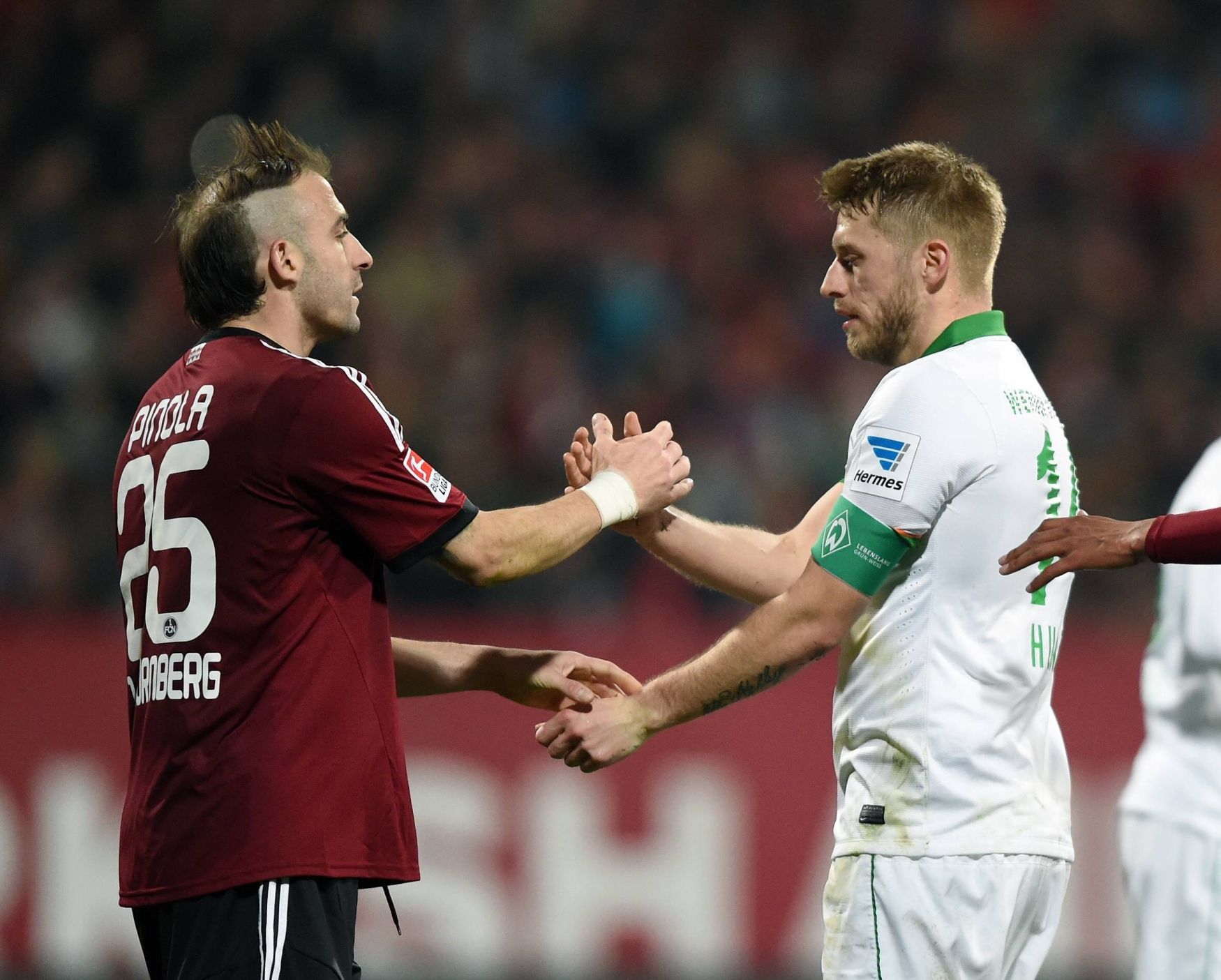 Norimberk vs. Werder Brémy (Aaron Hunt)