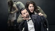 Csaba Kotlár (Vévoda z Albany), Viktorija Korosunova (Goneril).