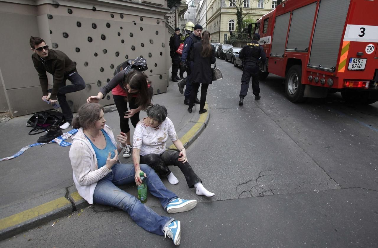 Výbuch plynu v Praze / Reuters