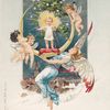 Historické vánoční pohlednice - konec 19. století - jednorázové použití