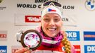 Markéta Davidová s bronzem ve stíhačce SP v Hochfilzenu 2022