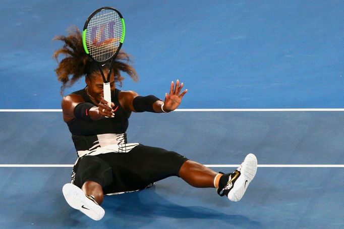 Serena Williamsová ve finále Australian Open 2017