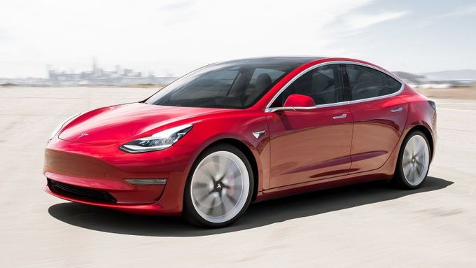 Tesla Model 3, nejprodávanější auto v Norsku za rok 2021.
