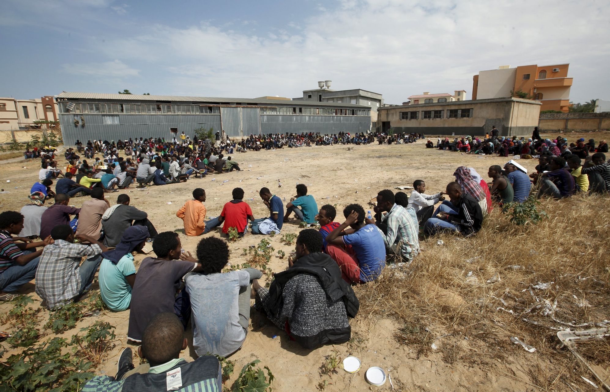 Libye - Cesta do Evropy - uprchlíci - Tripolis
