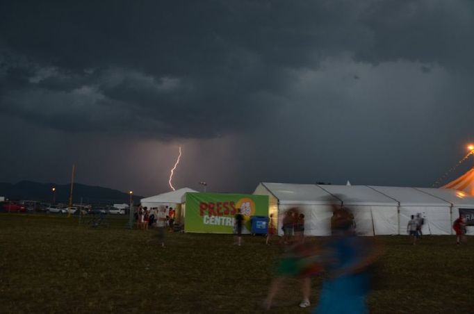 Pohoda 2012, bouřka