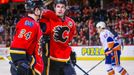 NHL: Calgary Flames vs. New York Islanders (Hudler)