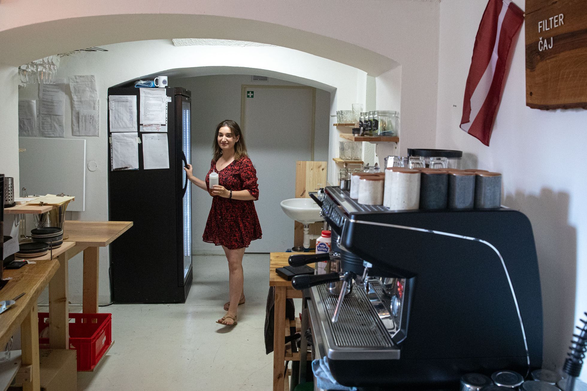 Lotyšská Kavárna Pankuka v Plzni