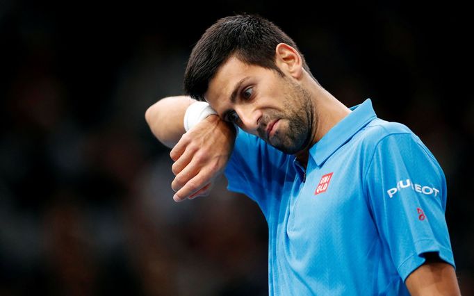 Novak Djokovič na pařížském Masters