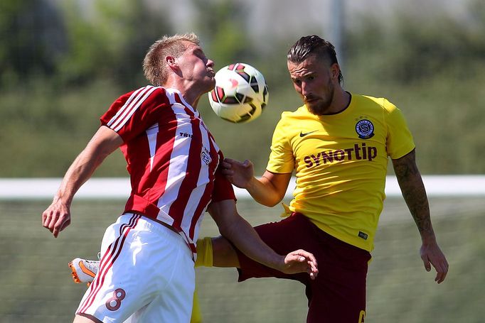 Příprava Sparta-Třinec: Lukáš Vácha - Tomáš Dočekal