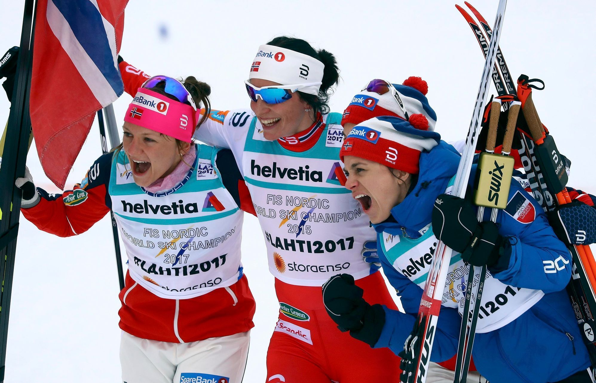 Norské běžkyně slaví triumf ve štafetě na MS 2017