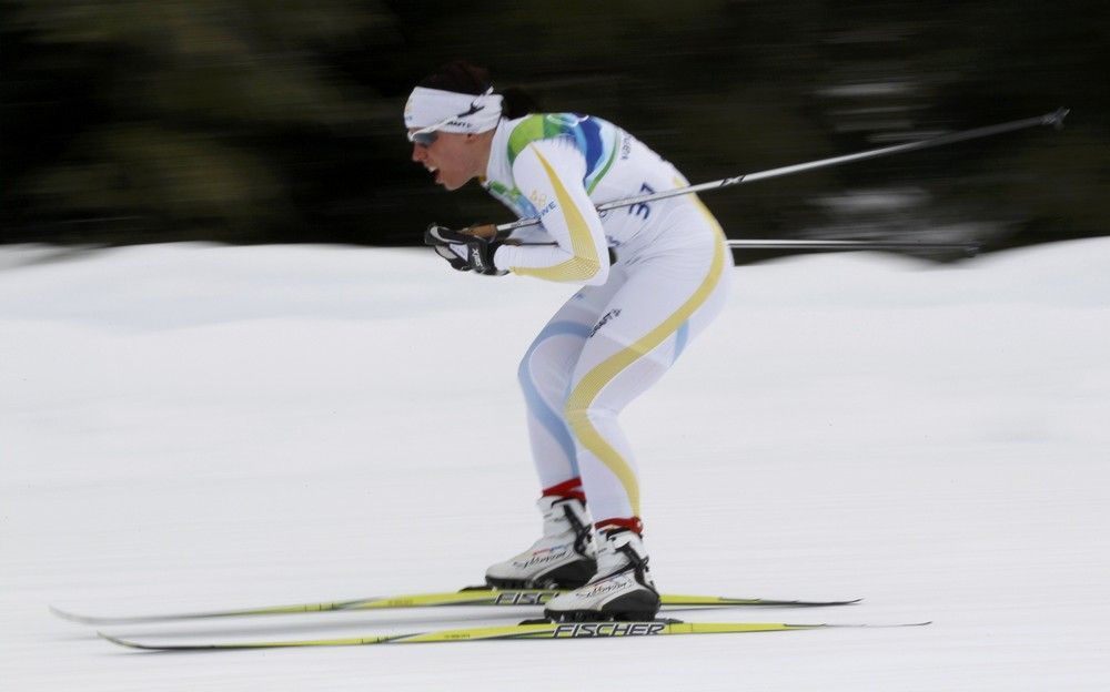 Švédka Kallaová v běhu na lyžích