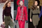Módní inspirace vévodkyně Kate: Co žena budoucího krále obléká na podzim