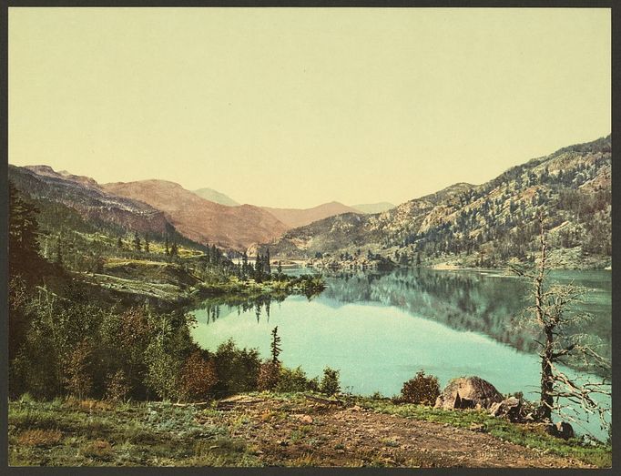 Historické fotky, fotochrom. Colorado krátce po odeznění zlaté horečky 1890-1905.