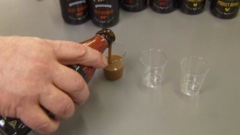Masové smoothie. V Německu vyrábí netradiční nápoj nejen pro sportovce