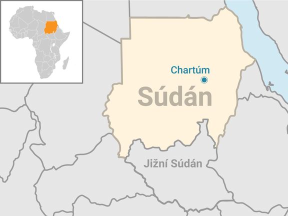 Mapa Súdánu.