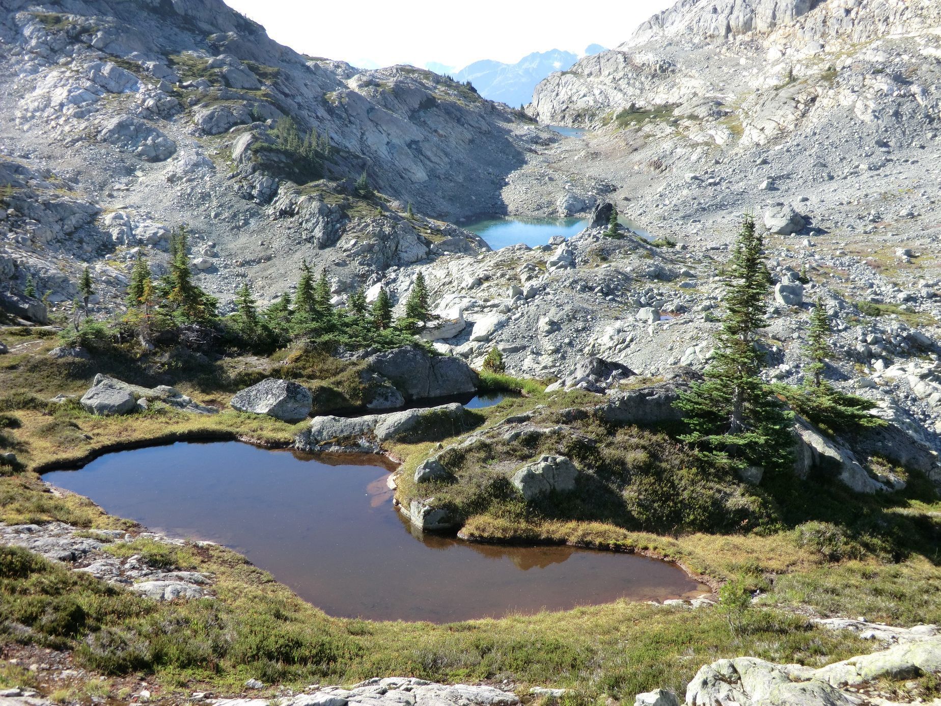 Přírodní krásy na jihu Britské Kolumbie.