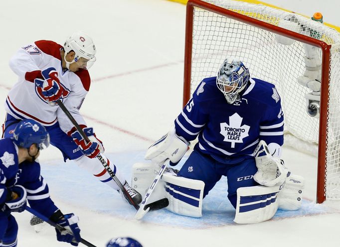 NHL, Toronto - Montreal: Jonathan Bernier (45) - Rene Bourque (17)