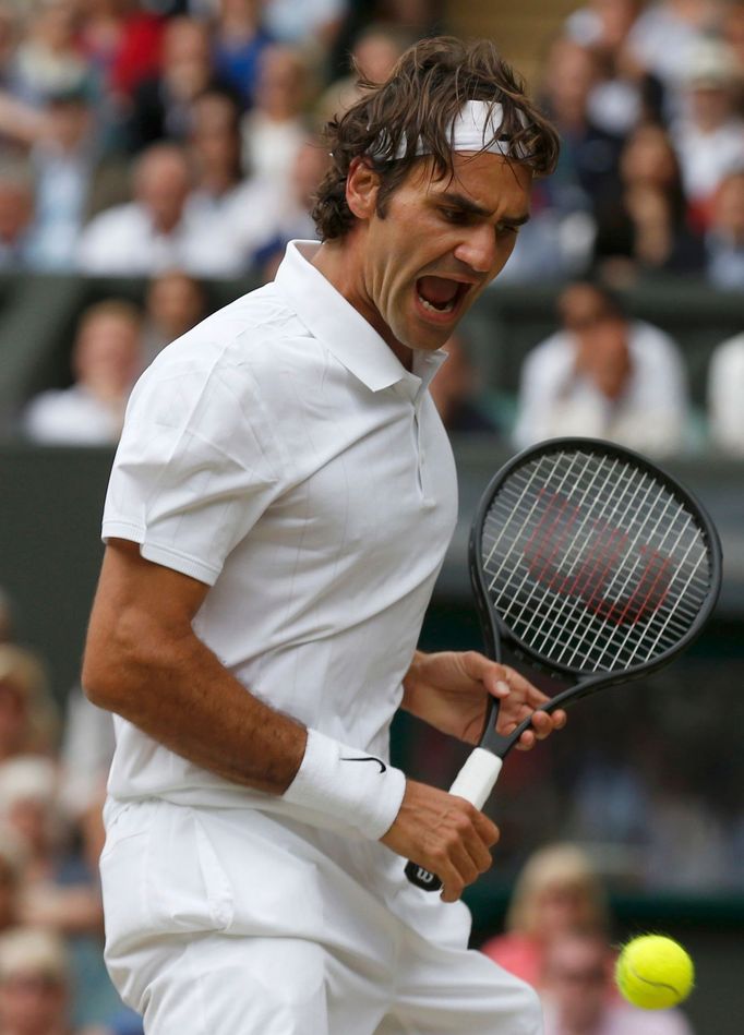 Roger Federer na Wimbledonu 2014