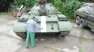 Tank, který bude vystavený při 40. výročí srpnové invaze